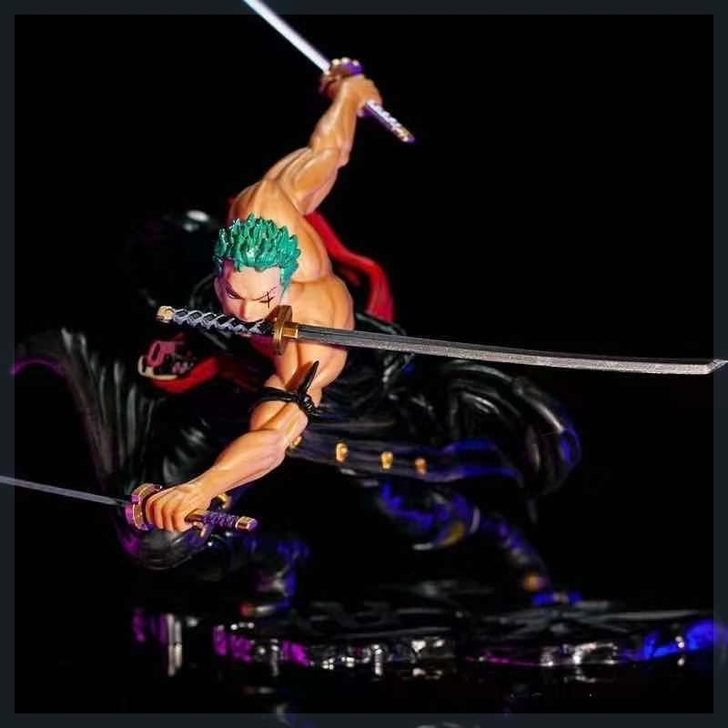 【海贼王优质手办】大型海贼王手办索隆路飞白...