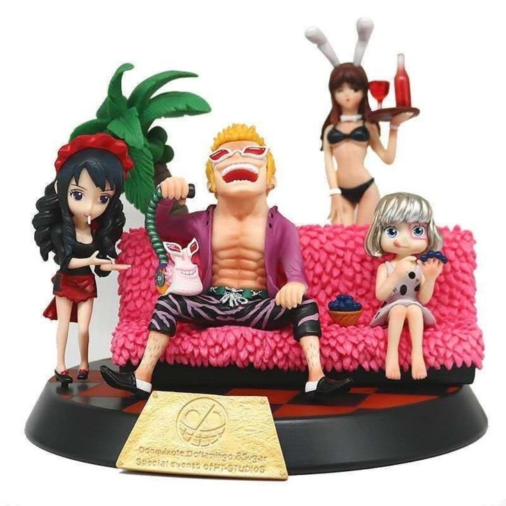 海贼王手办小唐 场景多明哥 坐姿场景版明哥...