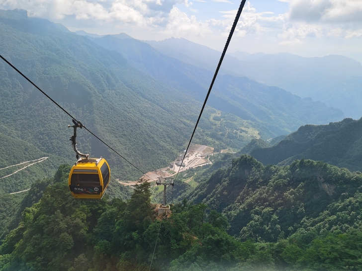 自驾游陕西汉中龙头山门票+索道+观光电梯往...