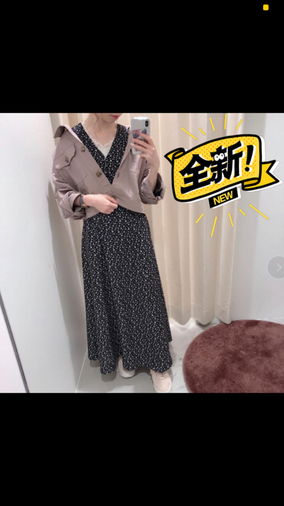 nice clup碎花连衣裙