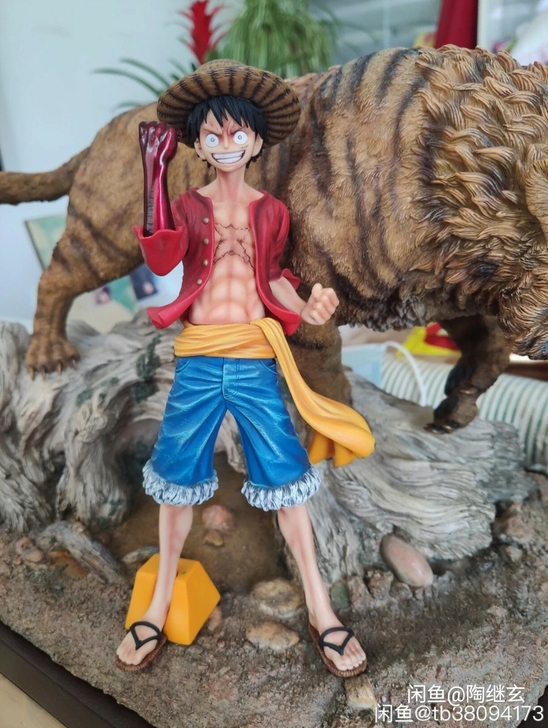 海贼王 阿国重涂 50周年路飞 全配无损 ...