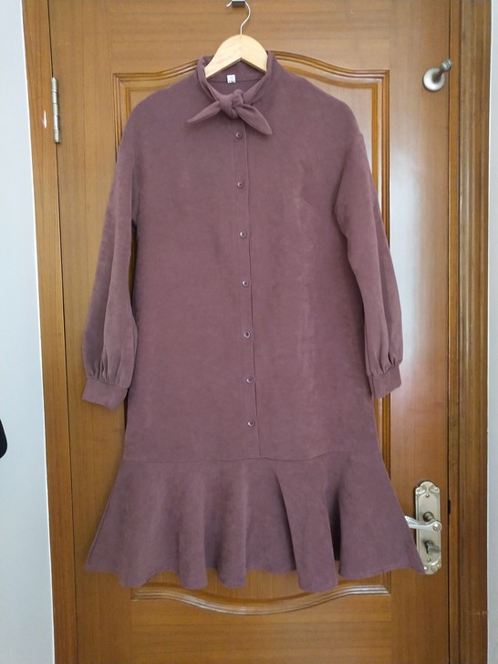 春秋长袖连衣裙