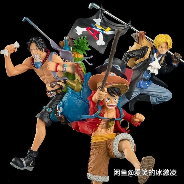 海贼航海王 奔跑系列 背包路飞 艾斯 旗子...