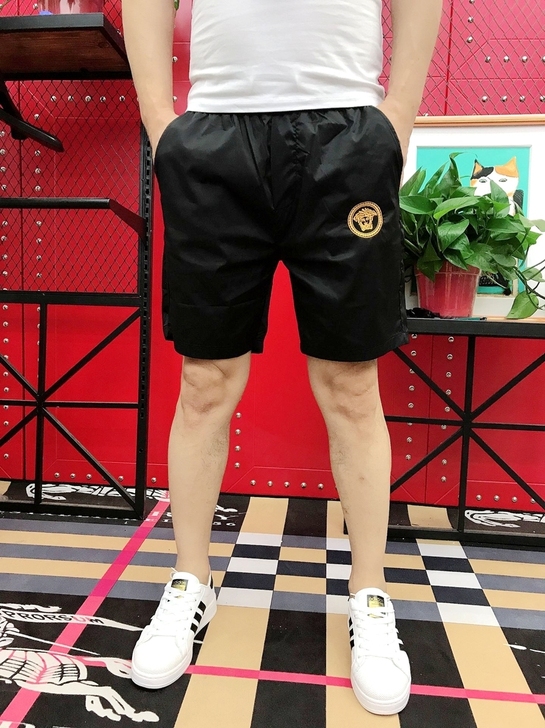 休闲运动短裤男2021夏季潮牌美莎印花五分...