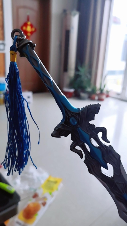 斗罗大陆周边手办 尘心七杀剑合金武器模型2...