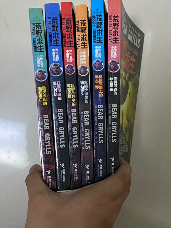 《荒野求生》以前买的图书关于少年的冒险故事...