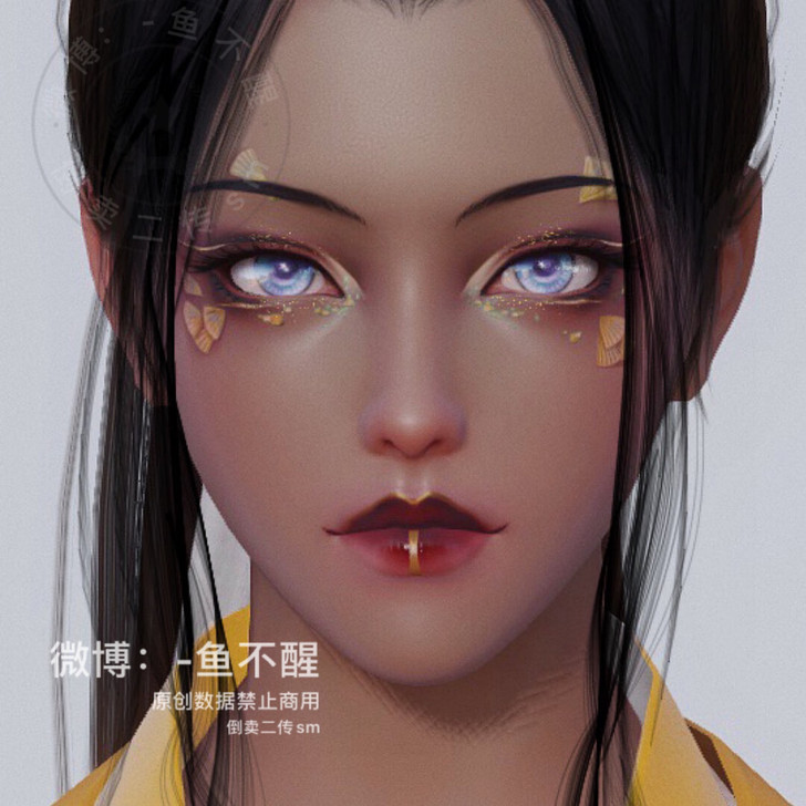 一梦江湖捏脸 新生版成女通用原创3.0数据...