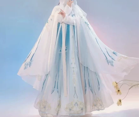 妃亦坊原创汉服——齐胸+斗篷大全套 m码,...