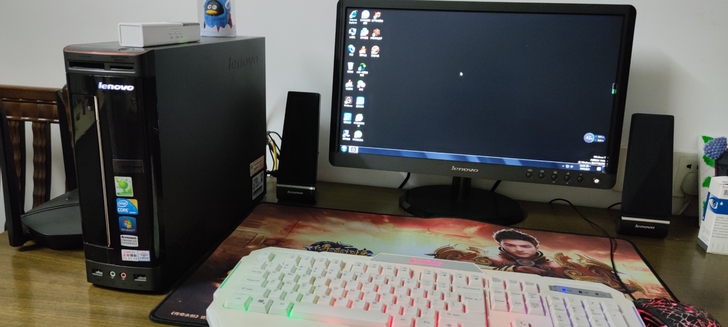联想家悦原装台式机，买了之后一直放家里闲置...