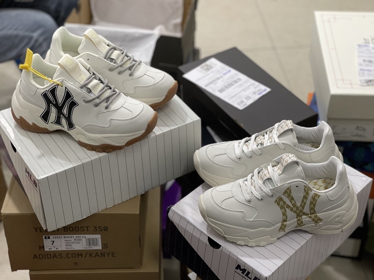 ins风 小红书爆款 MLB 复古老爹鞋 ...