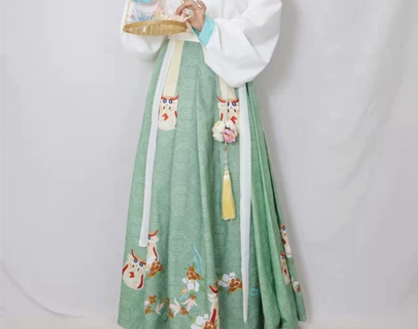 原创正品汉服女古装春秋季明制立领加厚加绒半...