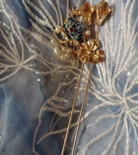 鲛人泪，汉服 穿过一次，吊牌不见了，看看孩...