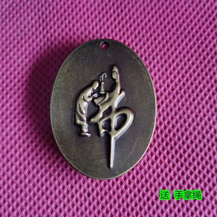 乡下收来释迦摩尼站立佛像挂件药师佛吊坠大日...