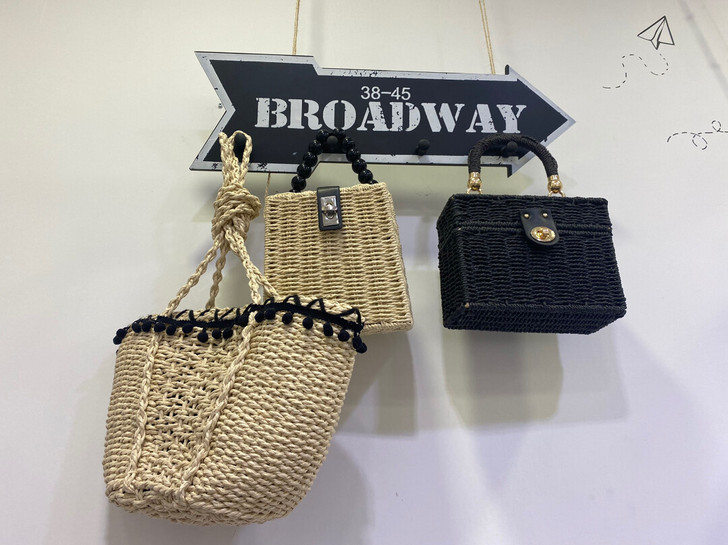 全新草编包