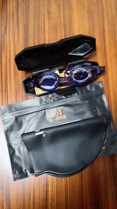 361度泳镜男女高清防水防雾游泳眼镜泳帽套...