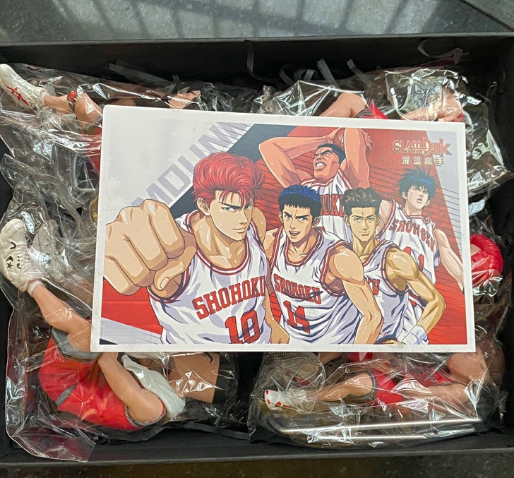 灌篮高手手办摆件全套二次元模型湘北公仔