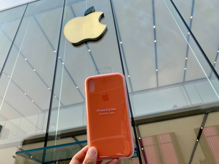 原装正品苹果xs max/xr液态硅胶手机...