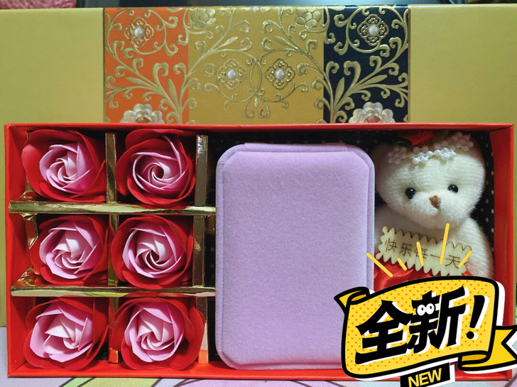 蜡烛花925银钻石项链生日礼品