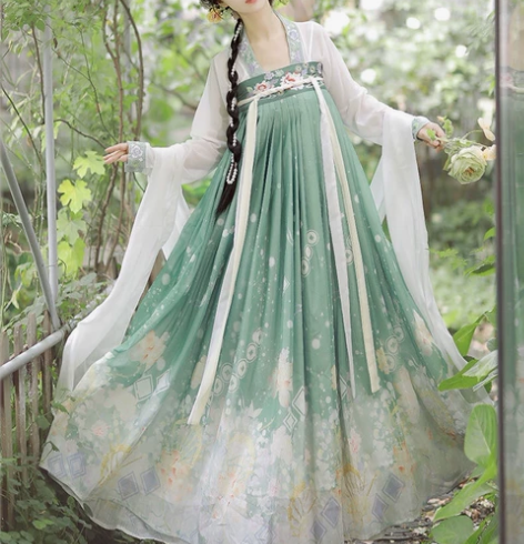 御篇原创汉服女【漓悦】唐制齐胸襦裙中国风春...