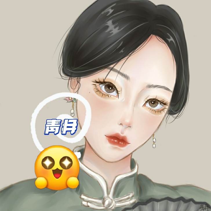 板绘头像真人 为厚涂 新手在线练习中