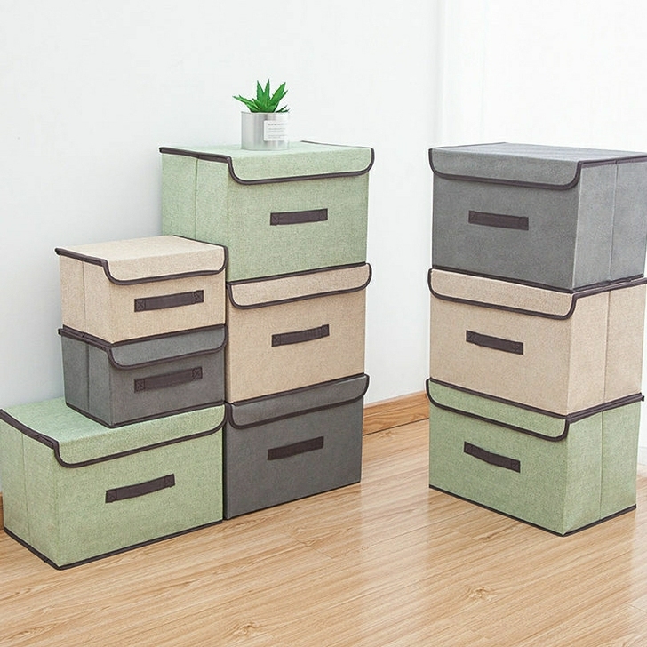 可折叠收纳盒布艺收纳箱储物盒整理箱衣服储物箱