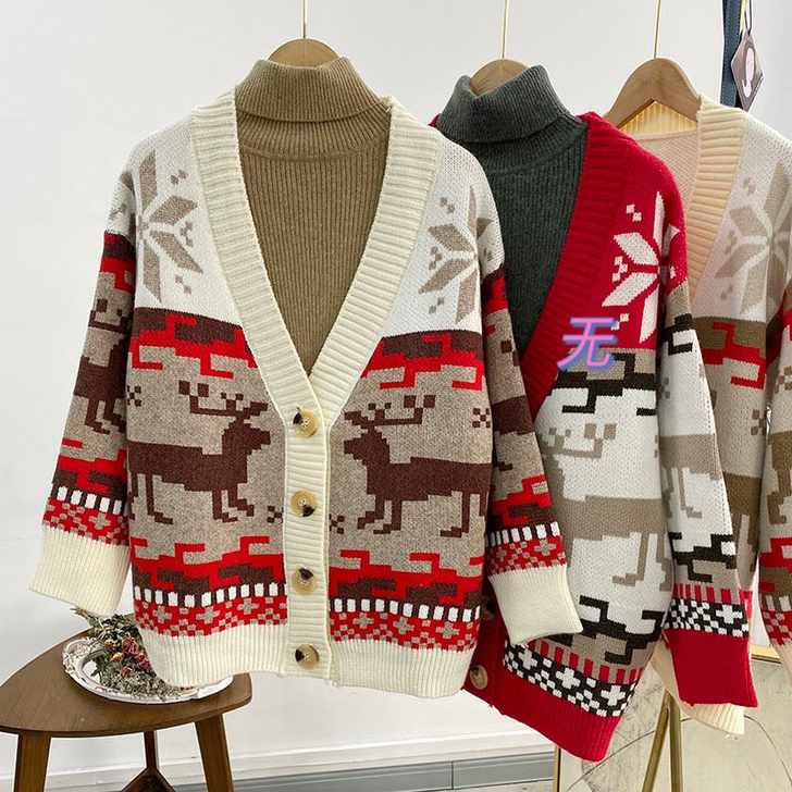 毛衣开衫 150斤内 里面的内搭不送