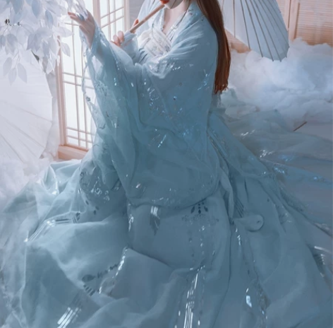 艺缕仙鹤汉服女原创设计襦裙广袖仙气飘逸古风...