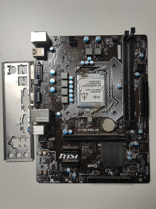 微星H110M_PRO-VD电脑主板,拆机...
