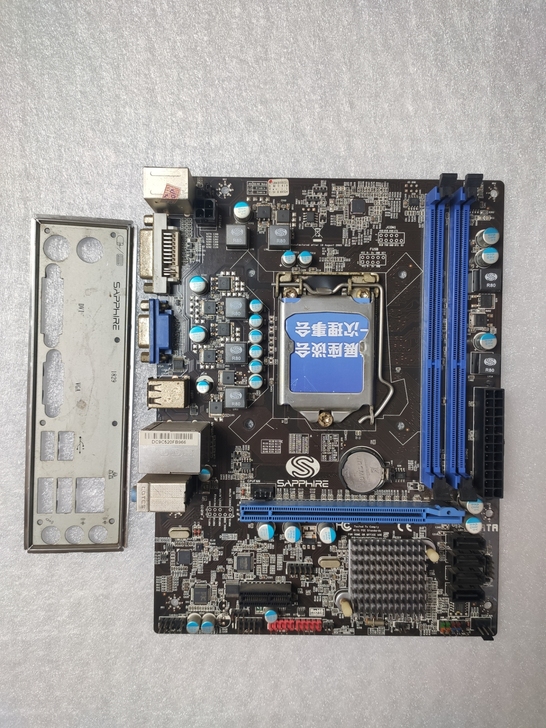 蓝宝石h61主板 1155接口 全固态小主...