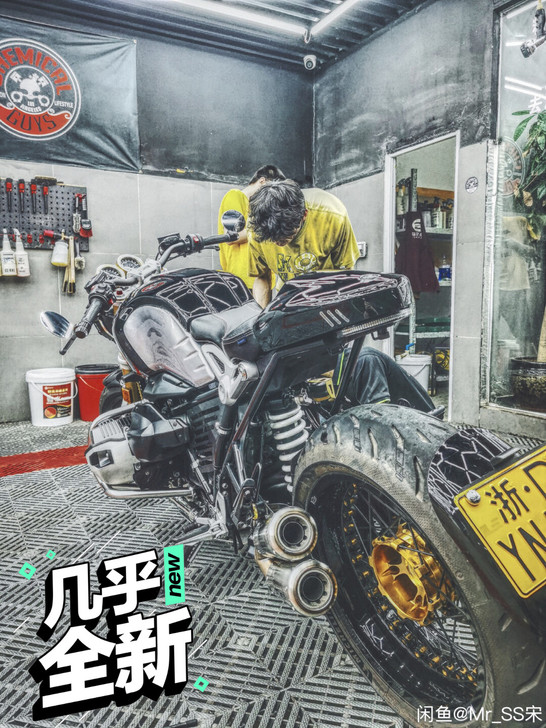 宝马 拿铁 摩托车标准经典版 4000+公...