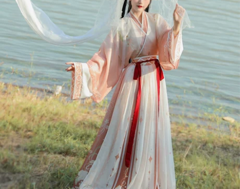 汉服女正品原创春季中国风晋制交领齐腰襦裙魏...