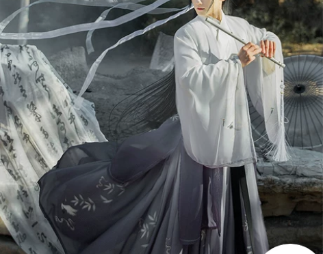 春季汉服女正品原创中国风汉服男侠客古装交领...