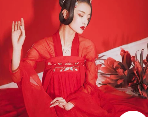 『科幻汉服』逸颜花雪繁华觅六米摆齐胸 全套...