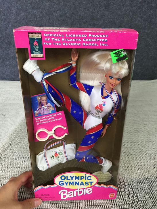 1996芭比娃娃亚特兰大运动会老娃美国美泰...