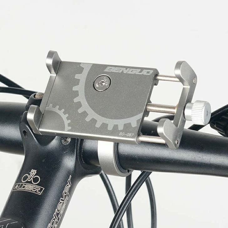 自行车手机架铝合金手机导航支架公路山地车电...