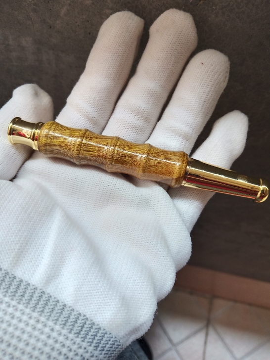 天然金丝楠木烟嘴过滤粗细两用厂家直销