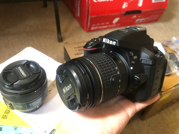 尼康d5300单反相机99新 非常新，快门...