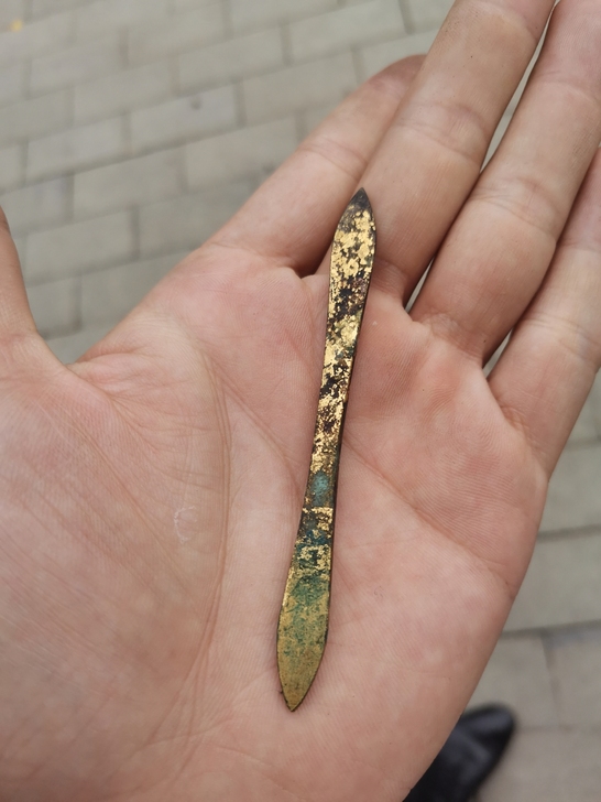 工艺好，发插，清代，鎏金