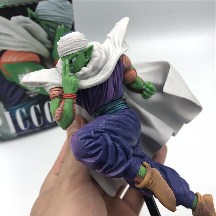 七龙珠比克跳起魔贯光杀炮白色披风战损手办人...