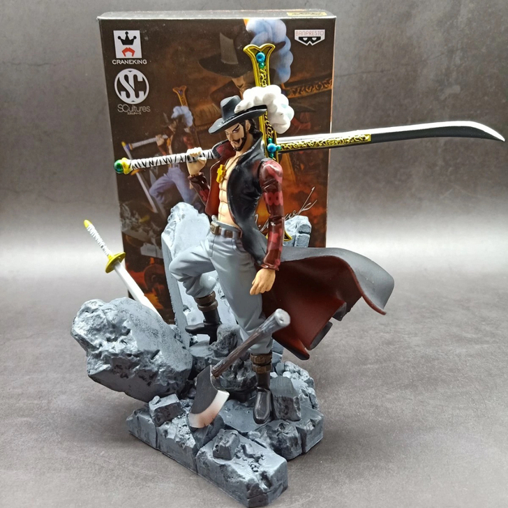 全新包邮海贼王鹰眼手办王下七武海收藏模型摆...