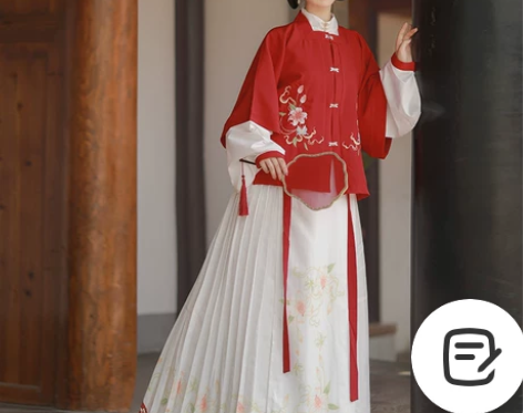 明制汉服女中国风古装春秋正品原创月华清改良...