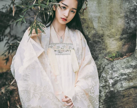 汉服女中国风仙气飘逸白菜齐腰襦裙全套古风夏...