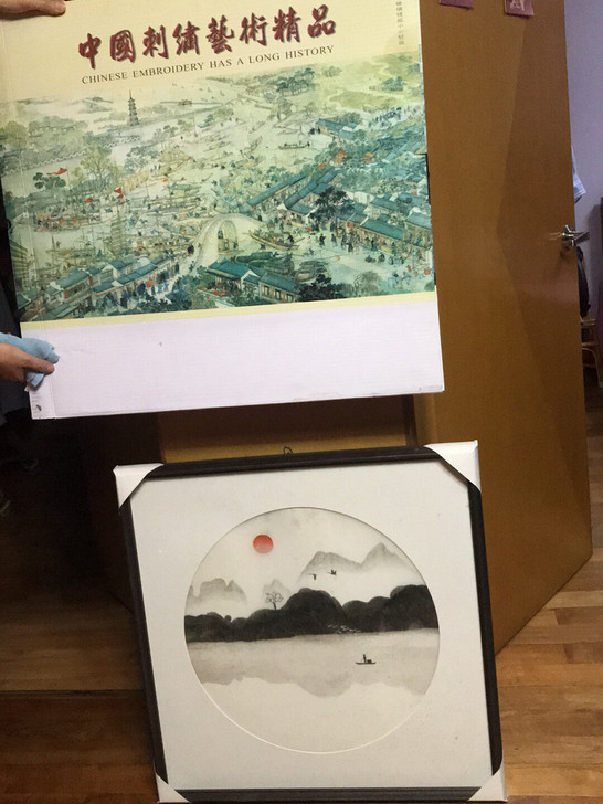 刺绣画