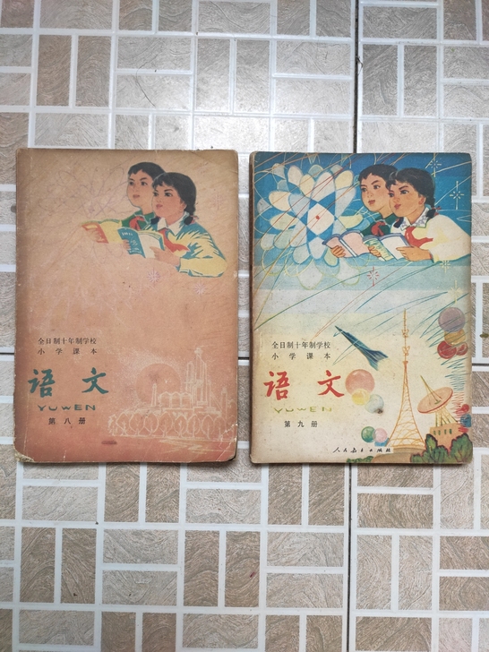 老课本 80年代全日制十年制语文课本，第八...