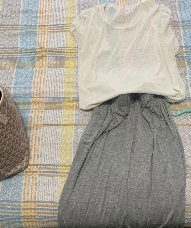 裙子是全新上衣穿过一次5x160-190可...