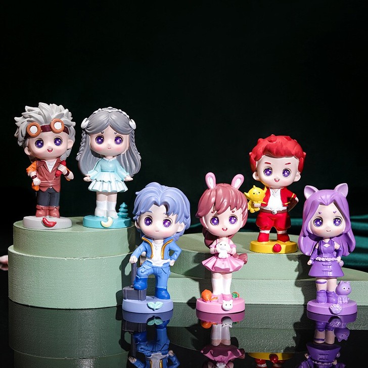 新款斗罗大陆手办盲盒 卡通唐三沐白小舞小奥...