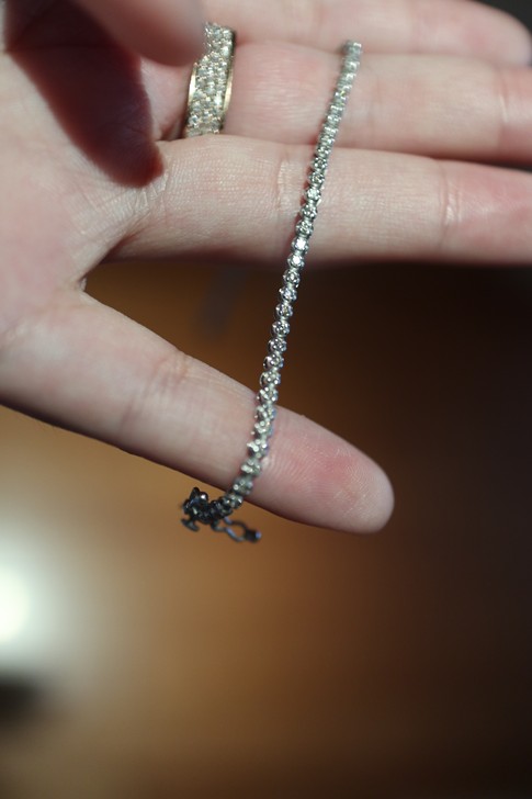 1克拉18k钻石满钻手链