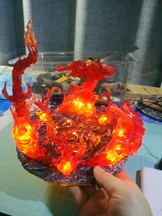 特价 艾斯手办 火焰地台 海贼王艾斯手办一...