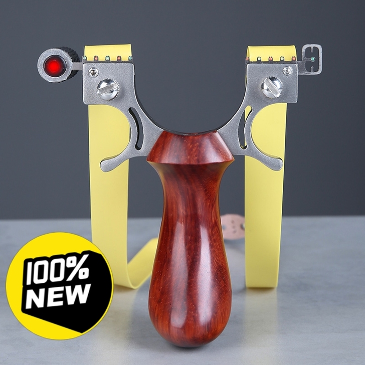 全新追龙弹弓扁皮实木手柄快压高精度威力大 ...