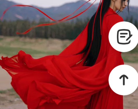 大红色汉服女夏款直裾古风中国风超仙气古装广...